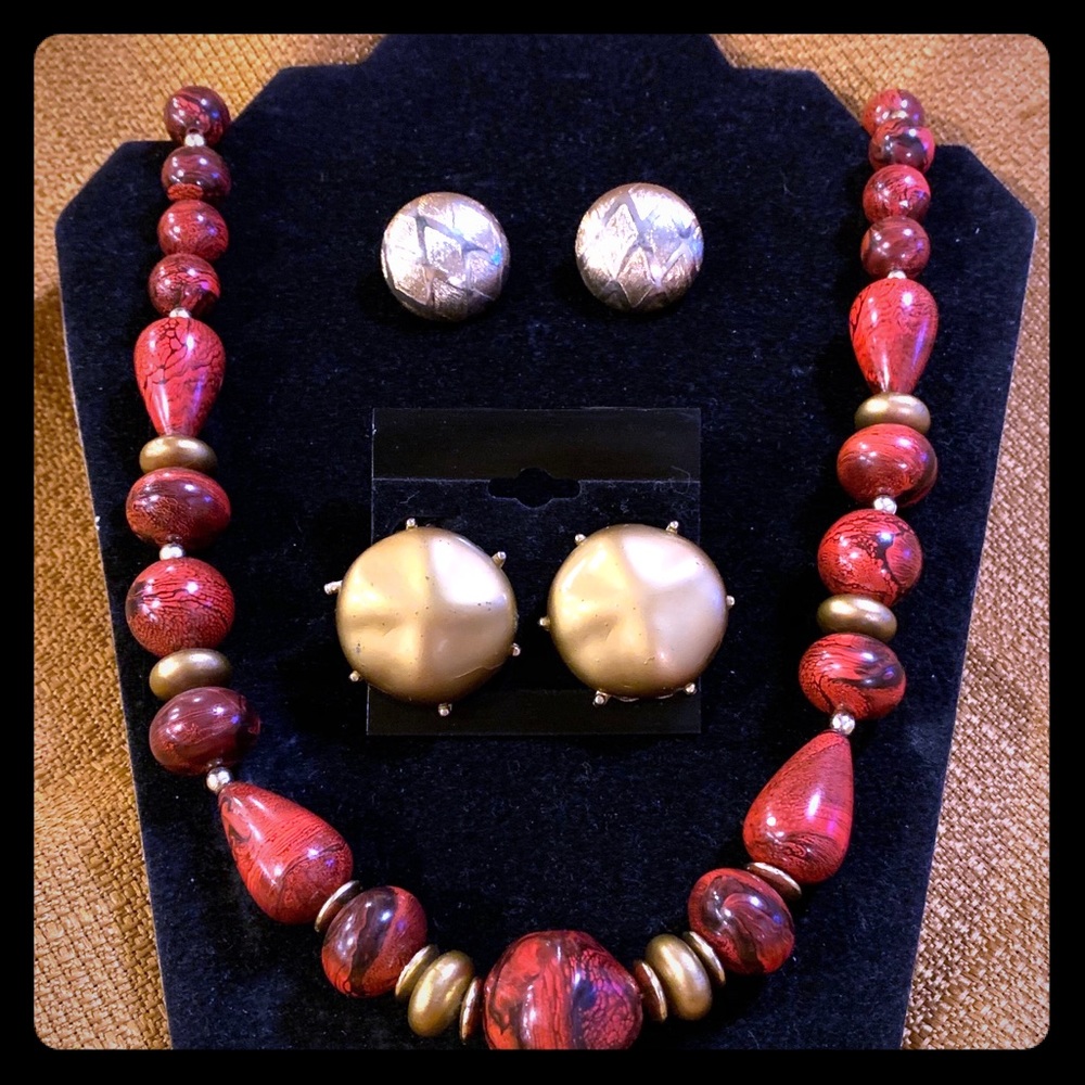 Paprika colored 3 PC set